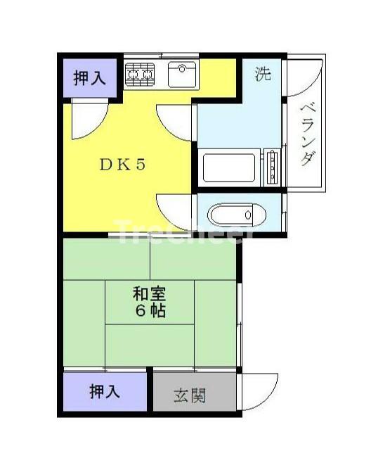 東京都練馬区富士見台４（アパート）の賃貸物件の間取り