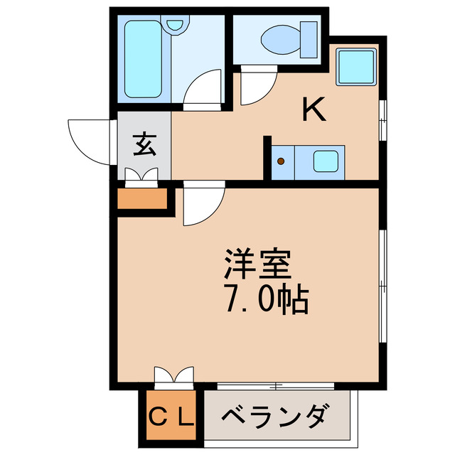 愛知県名古屋市中区新栄３（マンション）の賃貸物件の間取り