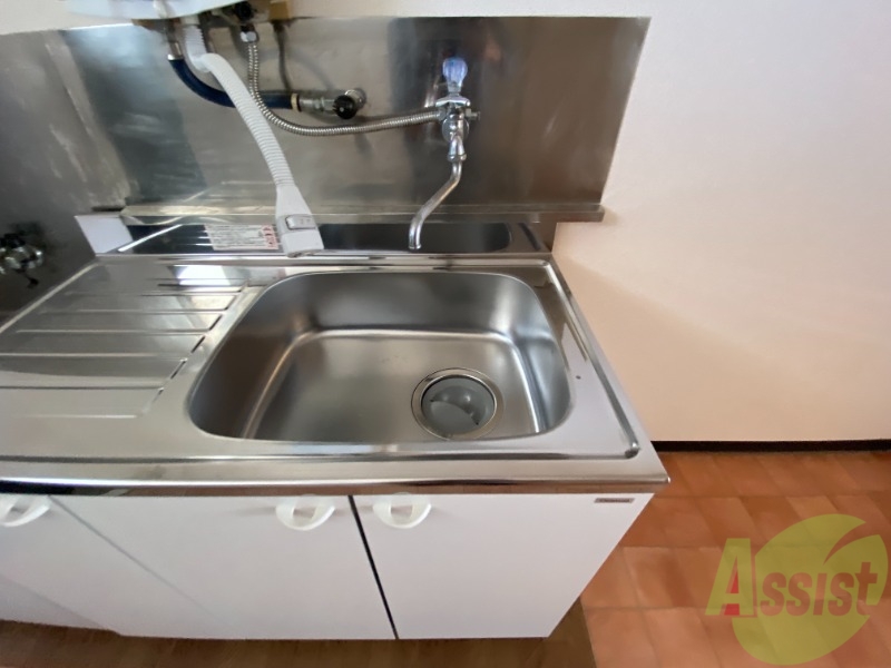 洗面設備　洗面台はこちら。朝の身支度はここでばっちり。