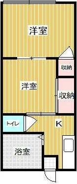 神奈川県相模原市南区相南１（アパート）の賃貸物件の間取り