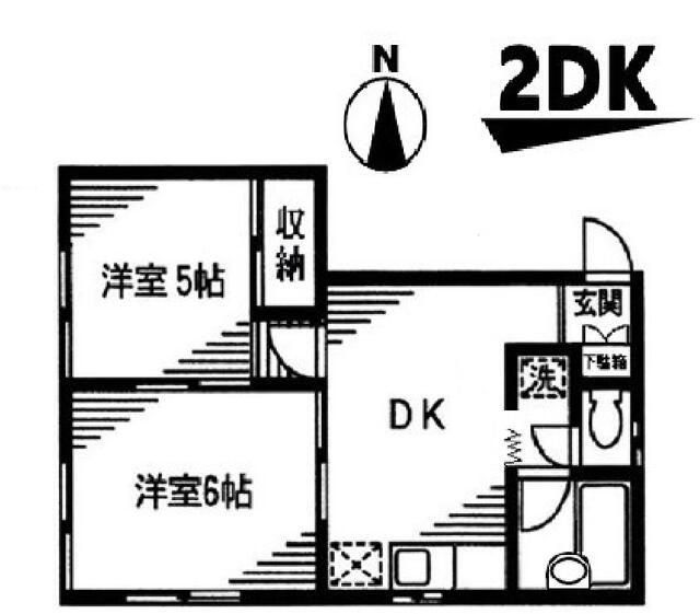 東京都北区上十条１（アパート）の賃貸物件の間取り