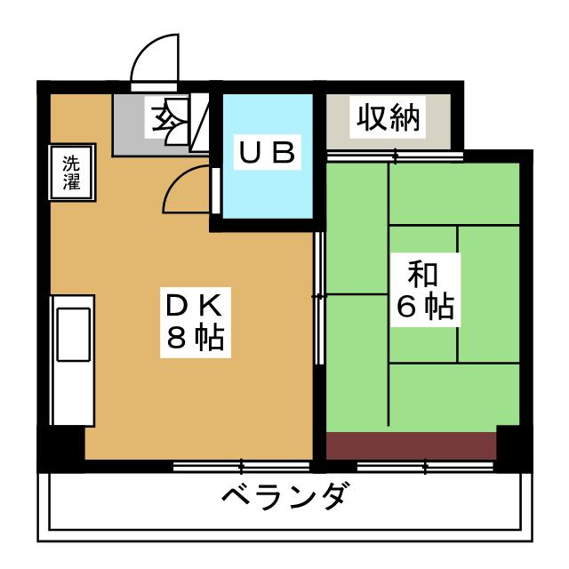 東京都中野区中央３（マンション）の賃貸物件の間取り