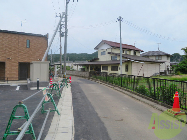 【仙台市青葉区上愛子のアパートの駐車場】