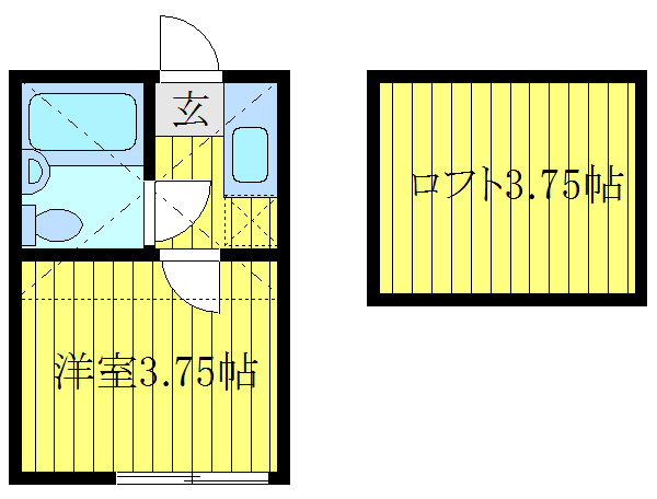 メゾンdeフレール赤羽の間取り