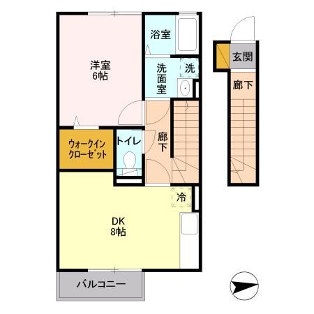 千葉県木更津市万石（アパート）の賃貸物件の間取り