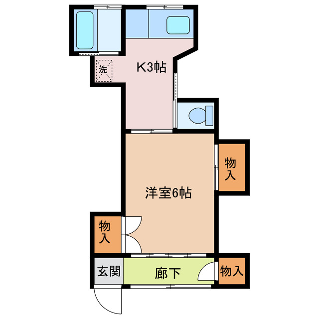 志摩市阿児町鵜方のアパートの間取り