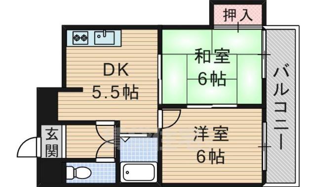 マーベラス香里の間取り