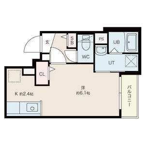 札幌市豊平区美園十条のマンションの間取り