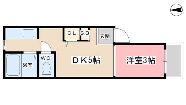 【グラートマンションIVの間取り】