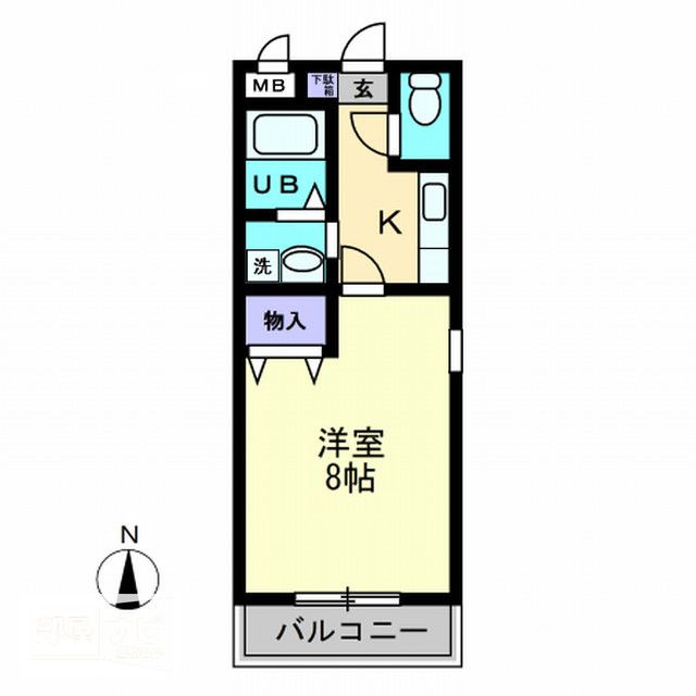 【クレール・オゴの間取り】