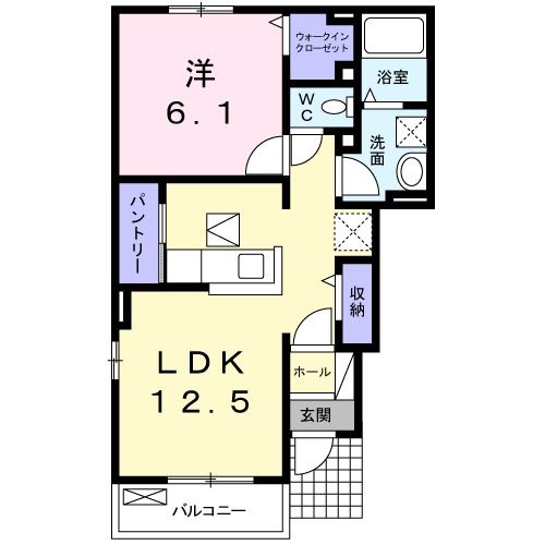 サンリットＢの間取り