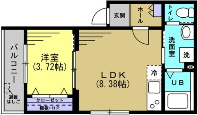 ウッドストックの間取り