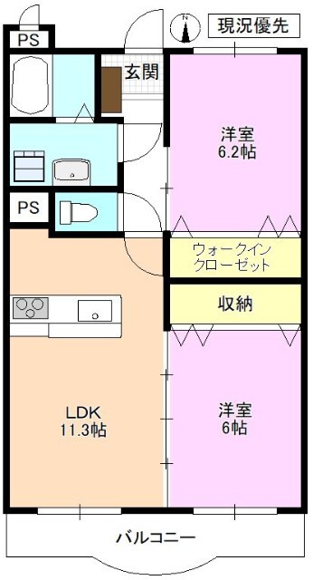 ナリッシュパークの間取り