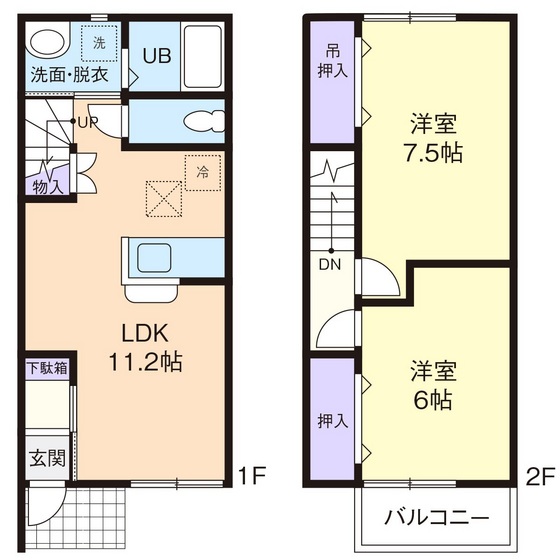 グラシア　Ｂの間取り