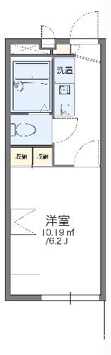 レオパレスピュアの間取り