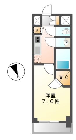 プレサンス栄ライズの間取り