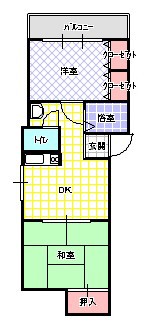 長井マンションの間取り