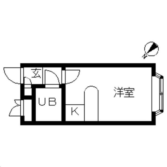 久喜市南のアパートの間取り