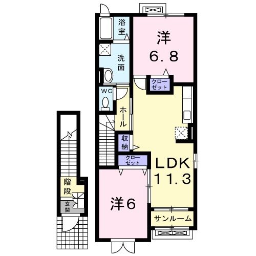 エスポワールの間取り