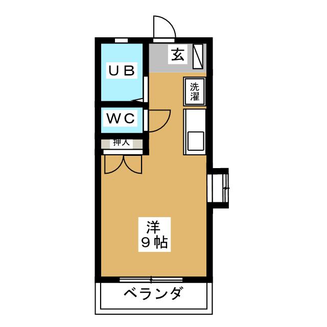 エスポアール大畑の間取り