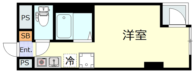 千代田区岩本町のマンションの間取り