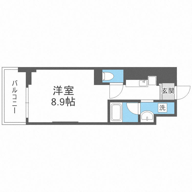 Ｎ　Ｒｅｓｉｄｅｎｃｅ新今宮（エヌレジデンス新今宮）の間取り