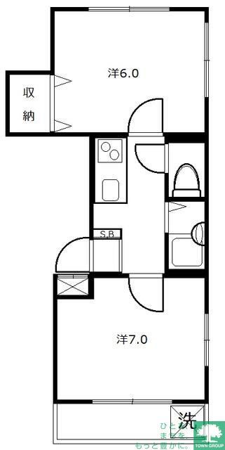 大田区上池台のマンションの間取り