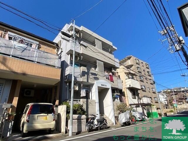 大田区上池台のマンションの建物外観