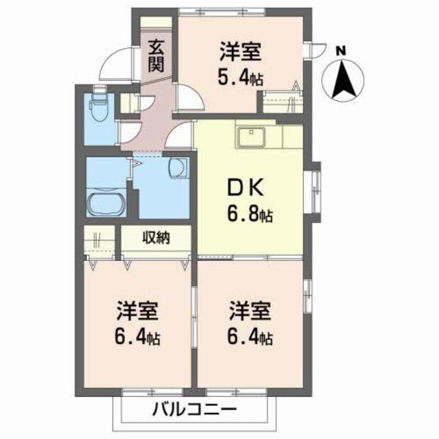 クランシューズの間取り