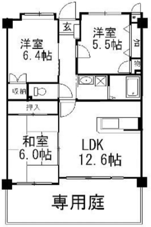 第3元木ビルの間取り