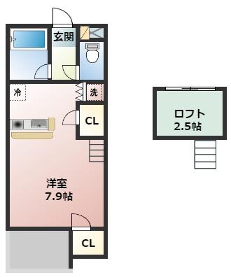 セザンヌ大岩 2の間取り