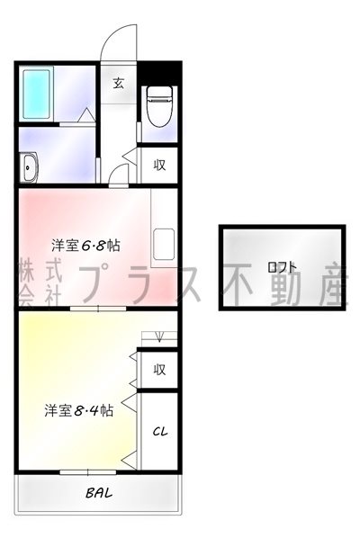 アモル筑前の間取り