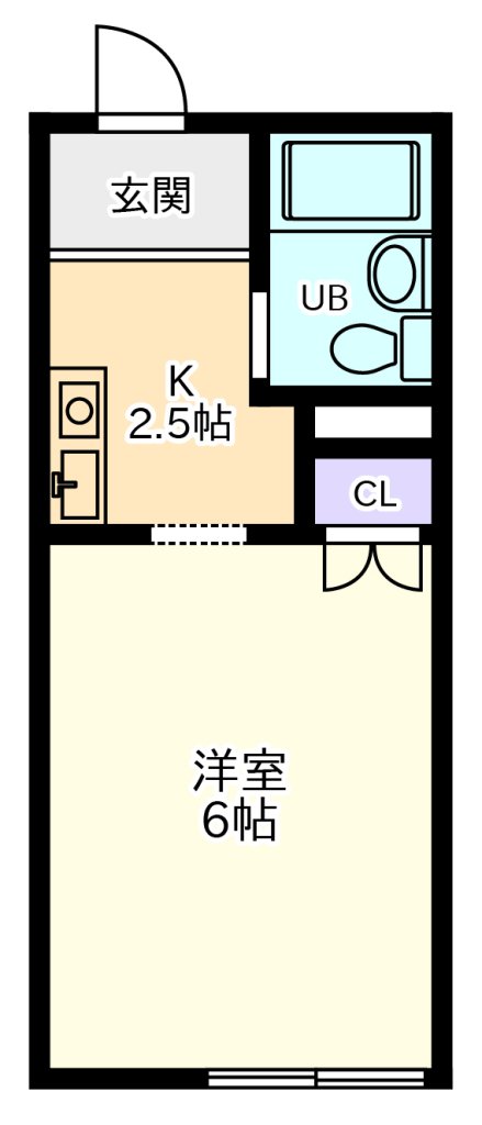 グリーンハイツの間取り