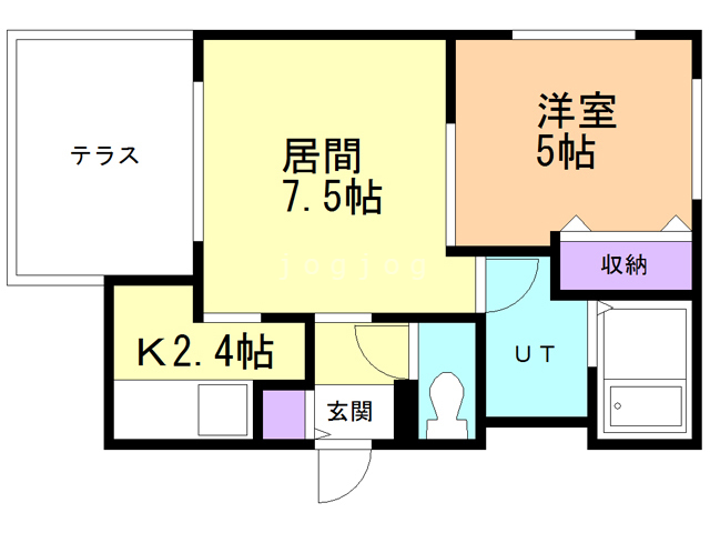 ブランシャール平岸駅前ＷＥＳＴの間取り