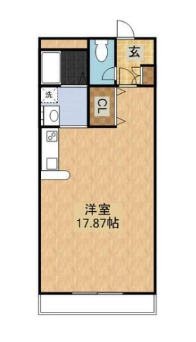 船橋市咲が丘のマンションの間取り