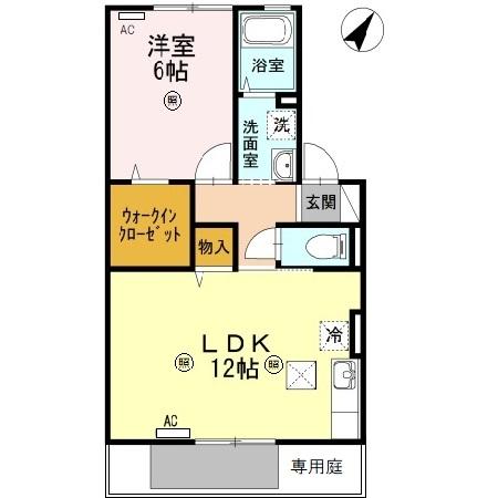 アイネヴェルト　B棟の間取り