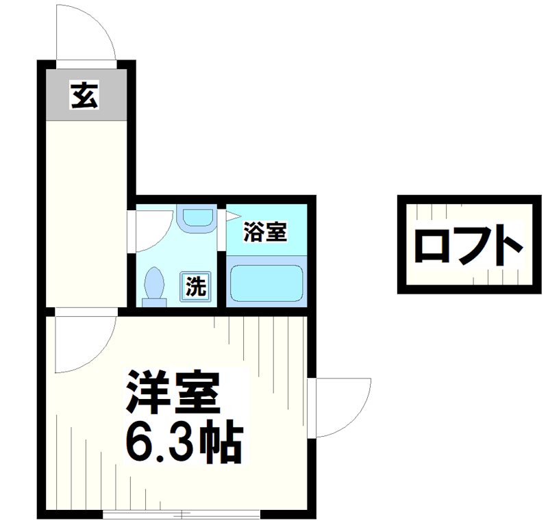 カトルセゾン調布の間取り