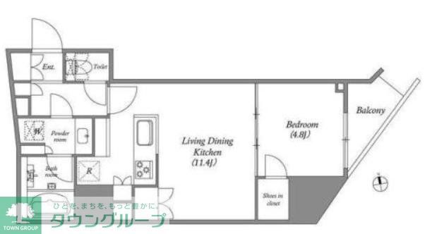 nido蔵前Residenceの間取り