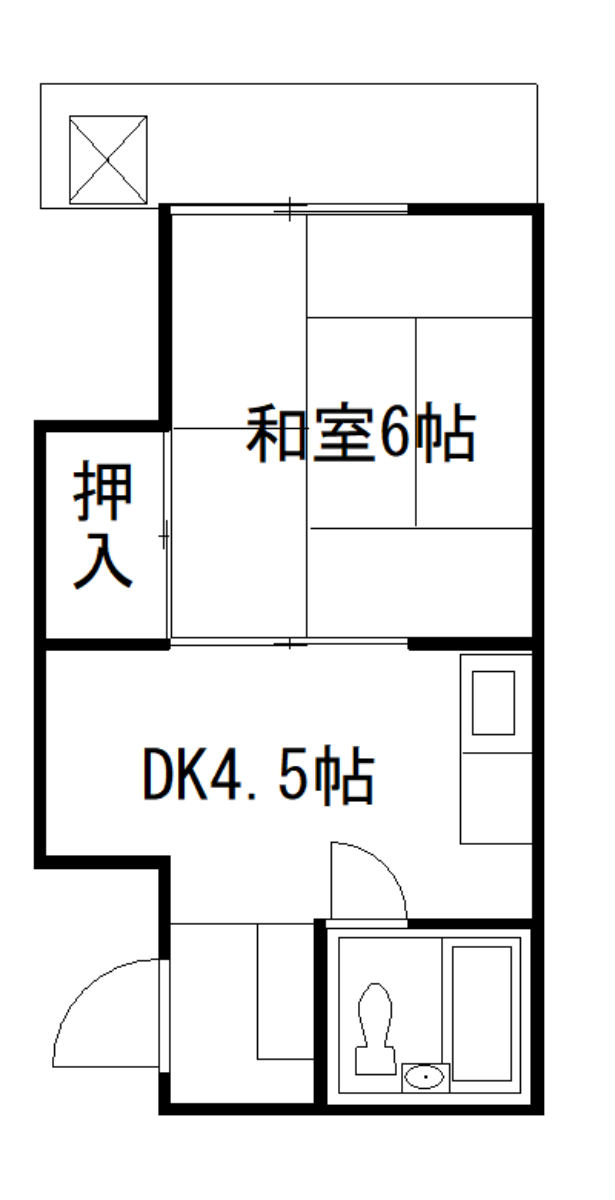 大島ビルの間取り