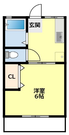 豊田市平和町のアパートの間取り