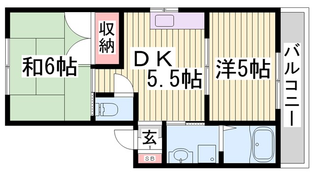 俊成マンションの間取り