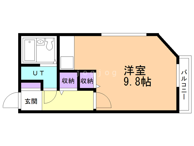 アビタ川沿の間取り