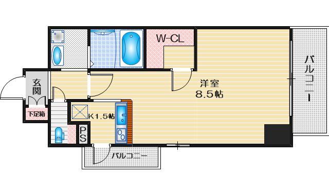 アンソレイユの間取り