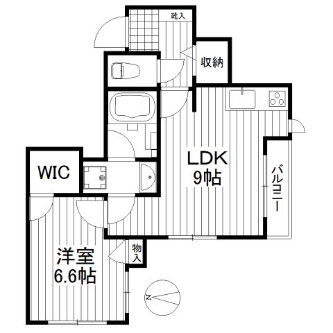 グランセノーテ北沢の間取り