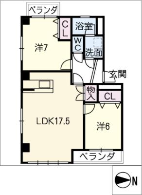 コーポソウミヤの間取り