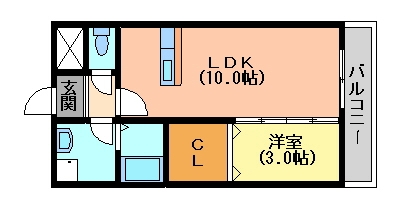 【大阪市平野区喜連東のマンションの間取り】