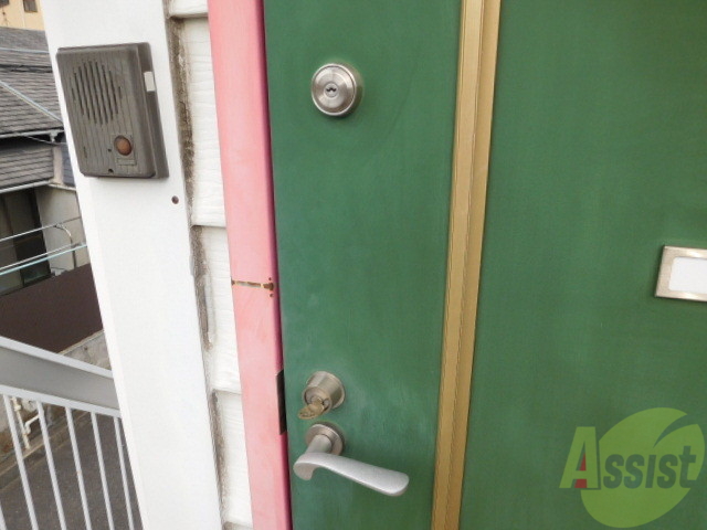 セキュリティ　セキュリティもバッチリ。安心のダブルロックです