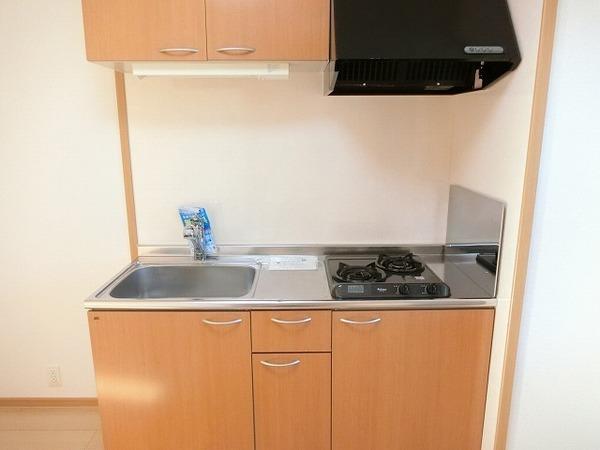 キッチン　２口コンロ付き！