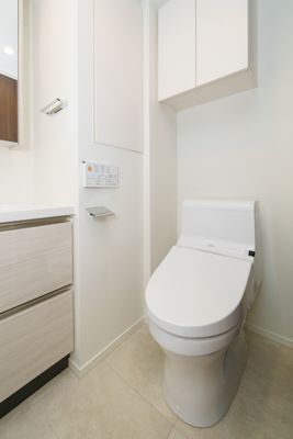 トイレ　ゆったりとした空間のトイレです