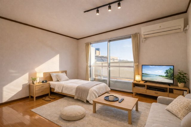 居室・リビング　家具配置イメージ画像です